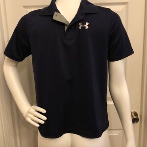 Under Armour Navy pullover YXL loose Heat Gear youth